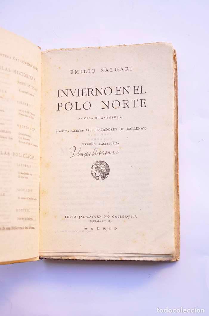 Libros: Invierno en el Polo Norte - SALGARI, Emilio - Foto 2