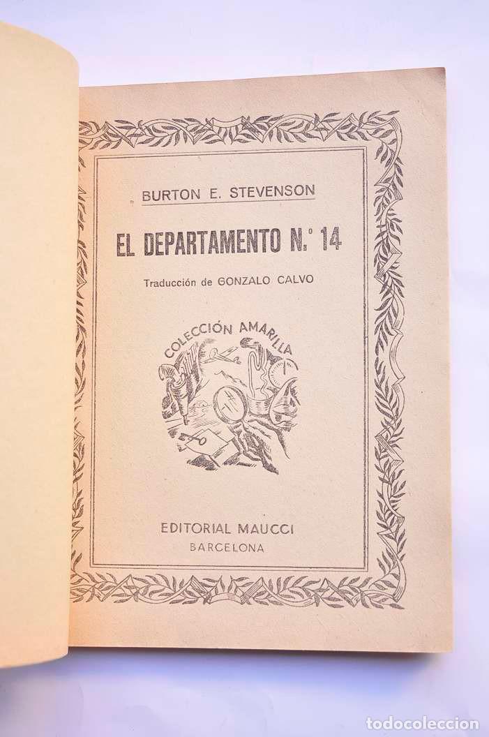 Libros: El departamento n&ordm; 14 - STEVENSON, Burton E. - Foto 2