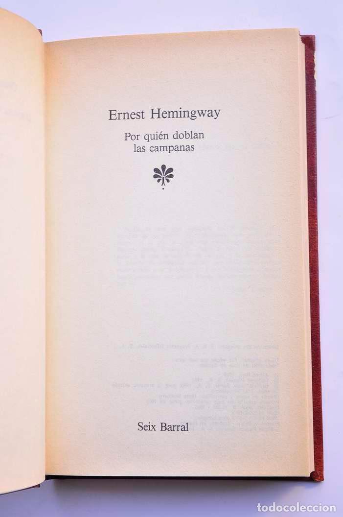 Libros: Por qui&eacute;n doblan las campanas - HEMINGWAY, Ernest - Foto 2