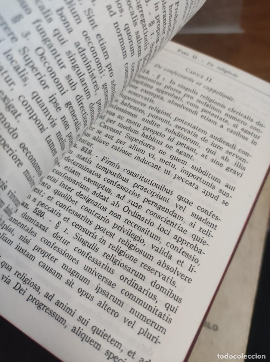 Libros: Codex Iuris Canonici (C&oacute;digo de Derecho Can&oacute;nico) Benedicto XV / P&iacute;o X - Foto 5