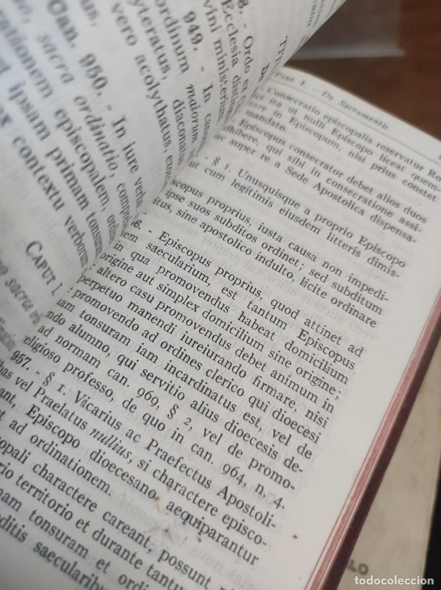 Libros: Codex Iuris Canonici (C&oacute;digo de Derecho Can&oacute;nico) Benedicto XV / P&iacute;o X - Foto 6