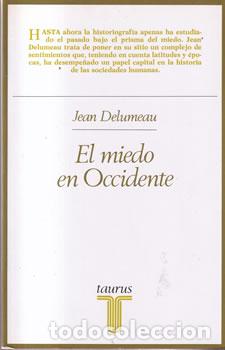 Libros: El miedo en Occidente - Jean Delumeau - Foto 1