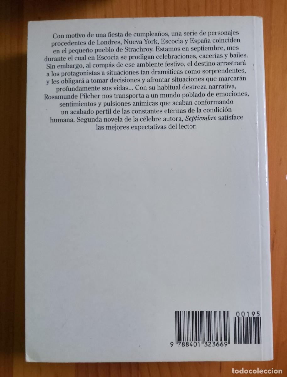 Libros: SEPTIEMBRE - ROSAMUNDE PILCHER - Foto 2