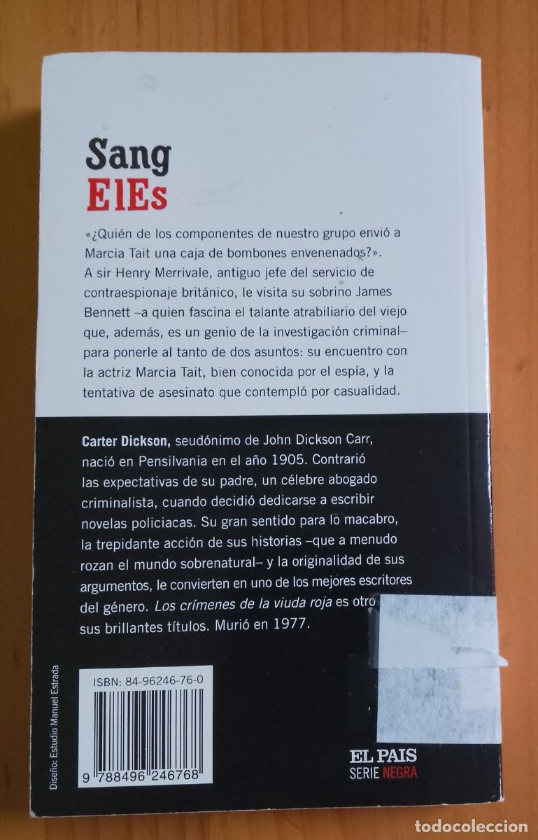 Libros: SANGRE EN EL ESPEJO DE LA REINA - CARTER DICKSON - Foto 2
