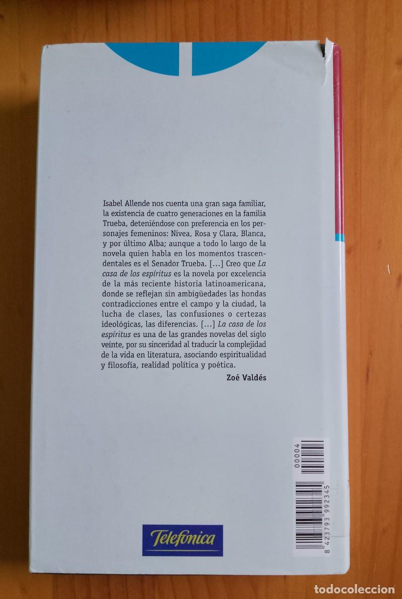 Libros: LA CASA DE LOS ESPIRITUS - ISABEL ALLENDE - Foto 2