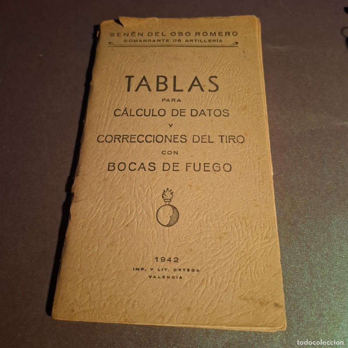 books: Tablas para c&aacute;lculo de datos - Sen&eacute;n del Oso - 1942