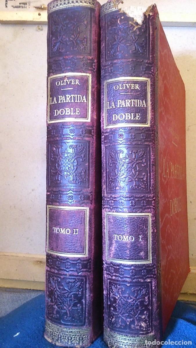 Libros: LA PARTIDA DOBLE, 2 TOMOS. CONTABILIDAD COMERCIAL. E.O.Casta&ntilde;er - Foto 2
