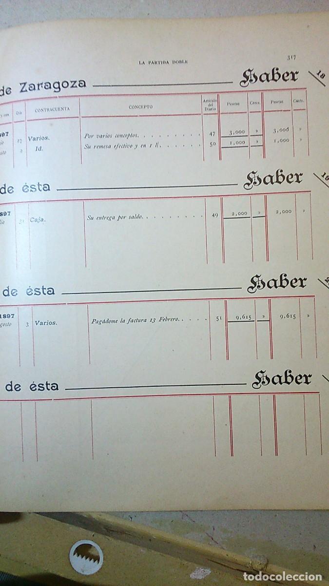 Libros: LA PARTIDA DOBLE, 2 TOMOS. CONTABILIDAD COMERCIAL. E.O.Casta&ntilde;er - Foto 7
