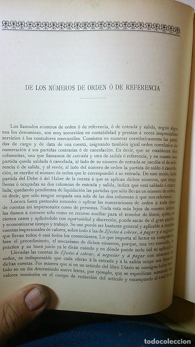 Libros: LA PARTIDA DOBLE, 2 TOMOS. CONTABILIDAD COMERCIAL. E.O.Casta&ntilde;er - Foto 8