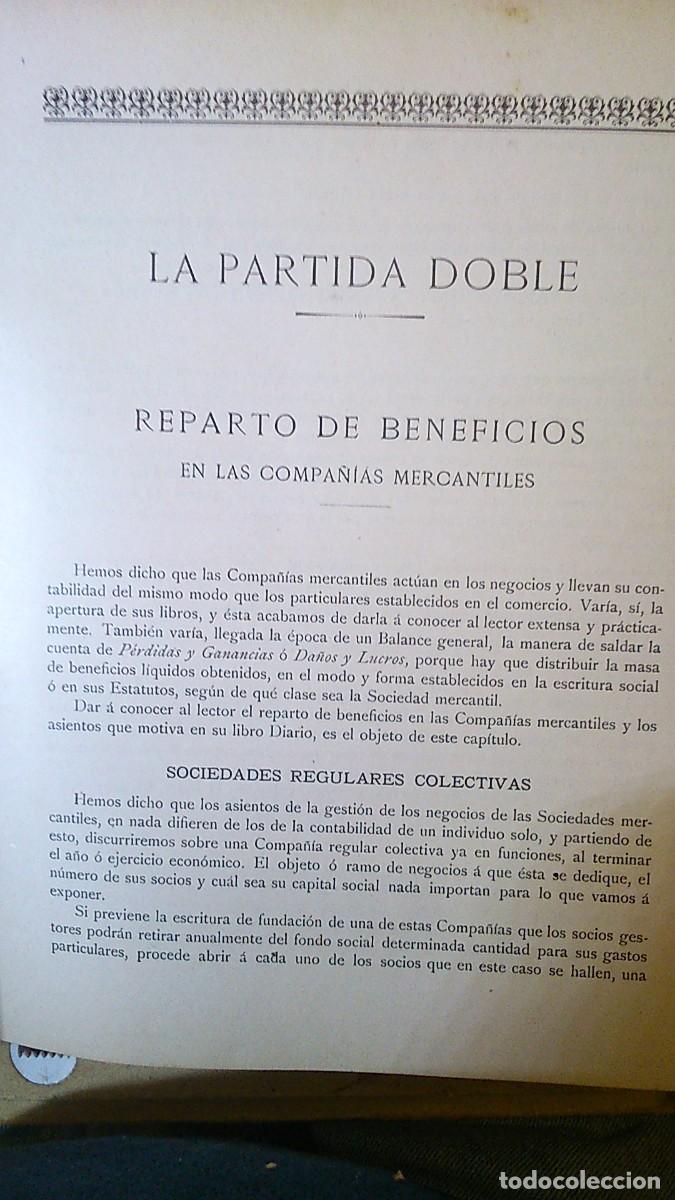 Libros: LA PARTIDA DOBLE, 2 TOMOS. CONTABILIDAD COMERCIAL. E.O.Casta&ntilde;er - Foto 12
