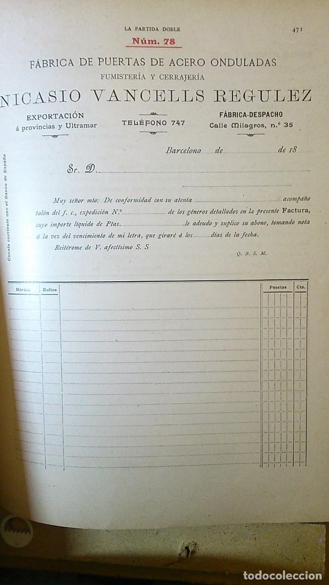 Libros: LA PARTIDA DOBLE, 2 TOMOS. CONTABILIDAD COMERCIAL. E.O.Casta&ntilde;er - Foto 15