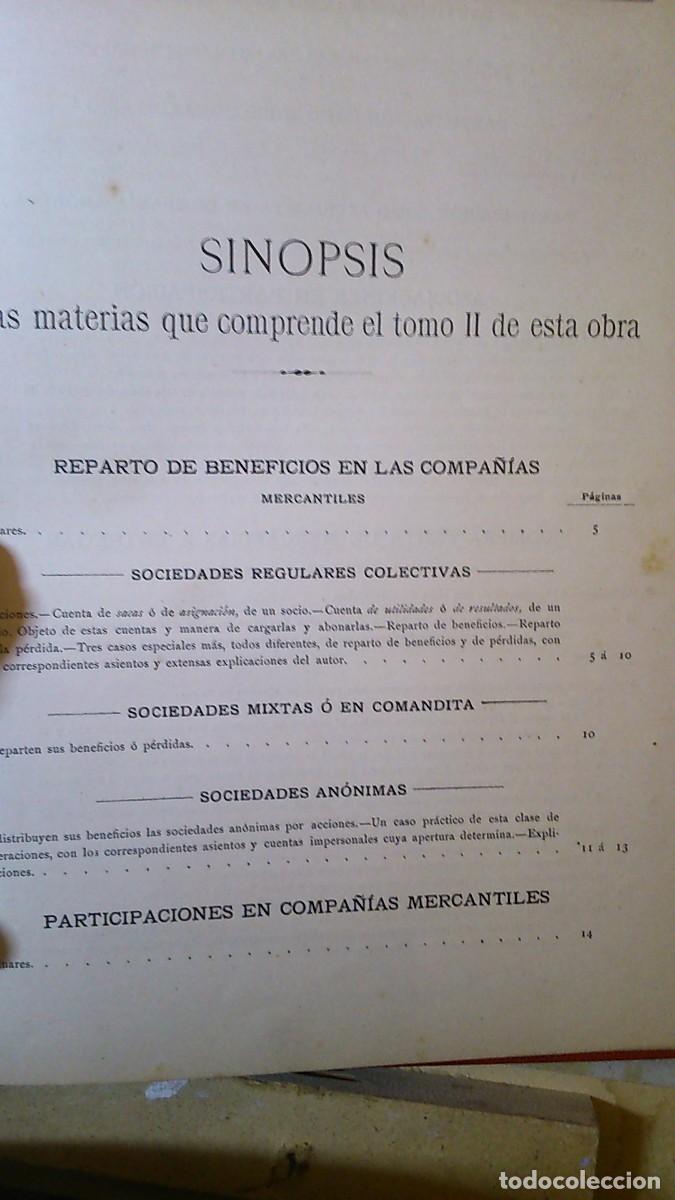 Libros: LA PARTIDA DOBLE, 2 TOMOS. CONTABILIDAD COMERCIAL. E.O.Casta&ntilde;er - Foto 16