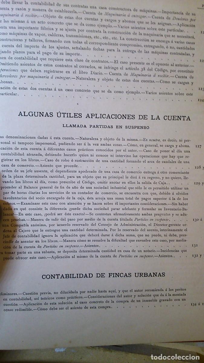 Libros: LA PARTIDA DOBLE, 2 TOMOS. CONTABILIDAD COMERCIAL. E.O.Casta&ntilde;er - Foto 20
