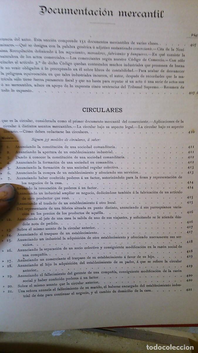 Libros: LA PARTIDA DOBLE, 2 TOMOS. CONTABILIDAD COMERCIAL. E.O.Casta&ntilde;er - Foto 25