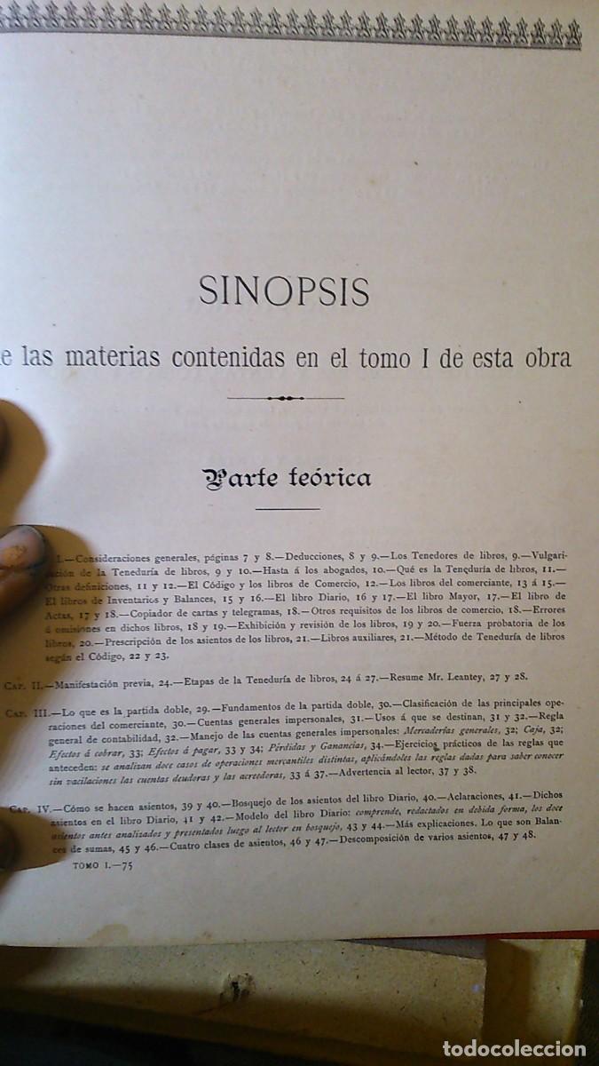 Libros: LA PARTIDA DOBLE, 2 TOMOS. CONTABILIDAD COMERCIAL. E.O.Casta&ntilde;er - Foto 26