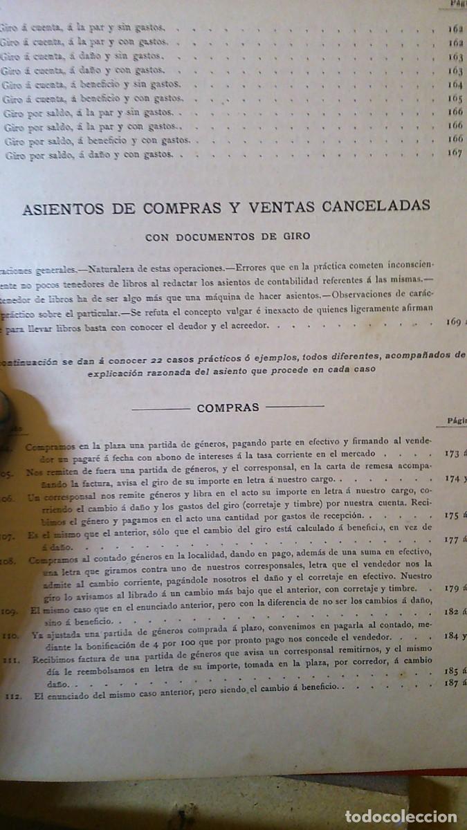Libros: LA PARTIDA DOBLE, 2 TOMOS. CONTABILIDAD COMERCIAL. E.O.Casta&ntilde;er - Foto 28