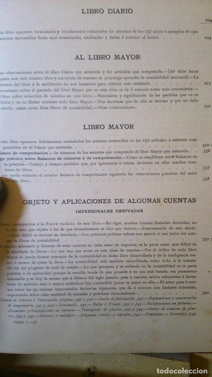 Libros: LA PARTIDA DOBLE, 2 TOMOS. CONTABILIDAD COMERCIAL. E.O.Casta&ntilde;er - Foto 29