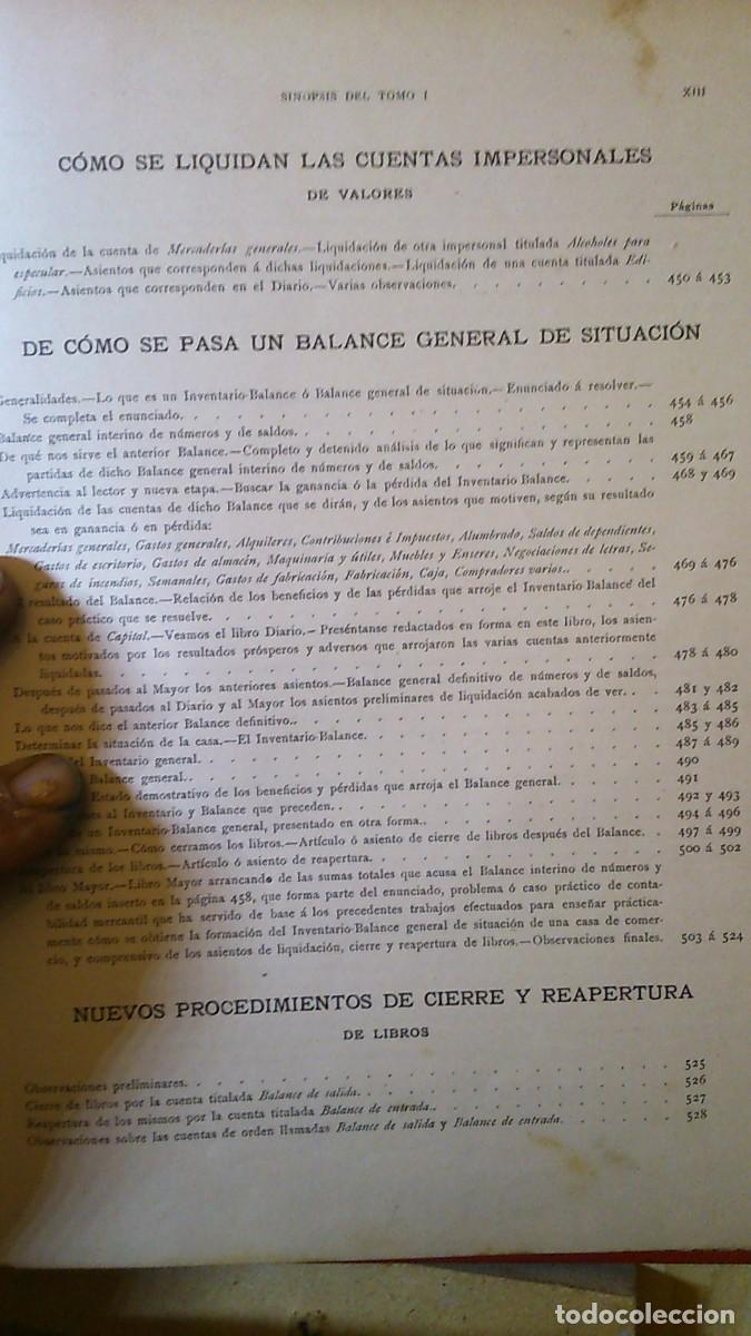 Libros: LA PARTIDA DOBLE, 2 TOMOS. CONTABILIDAD COMERCIAL. E.O.Casta&ntilde;er - Foto 30