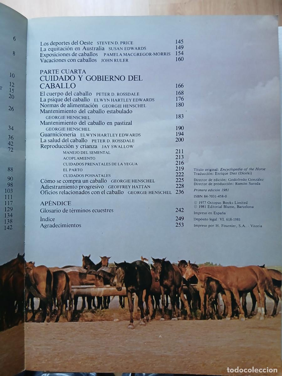 Libros: ENCICLOPEDIA DEL CABALLO - Foto 4