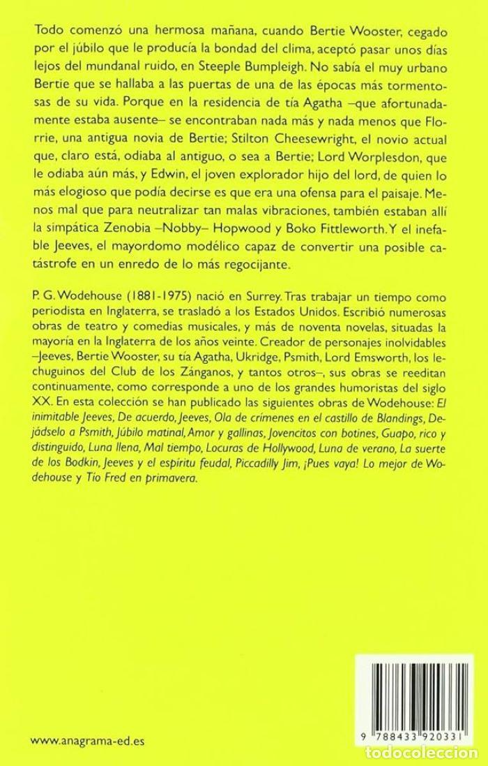 Libros: J&Uacute;BILO MATINAL - P.G. Wodehouse - Foto 2