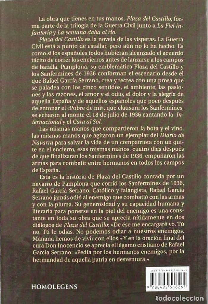 Libros: PLAZA DEL CASTILLO - Rafael Garc&iacute;a Serrano - Foto 2