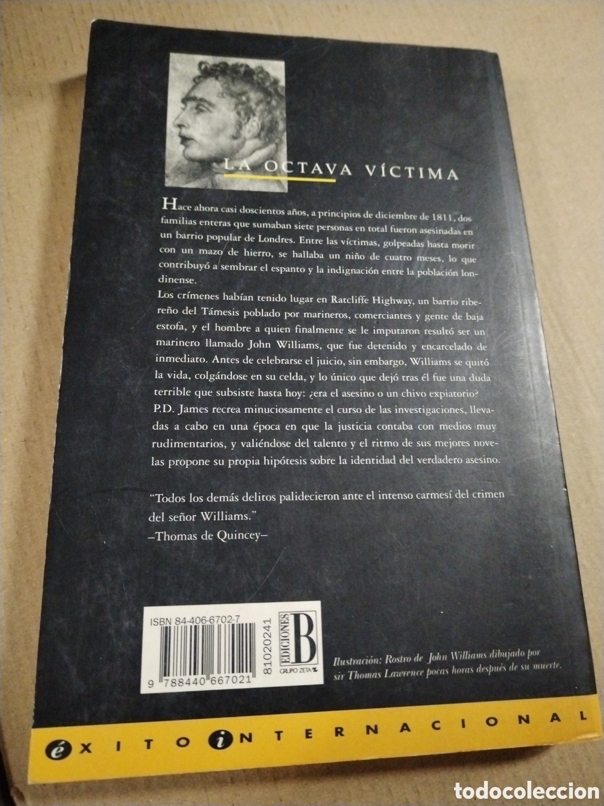 Libros: LA OCTAVA VICTIMA. P.D. James. CL. - Foto 2