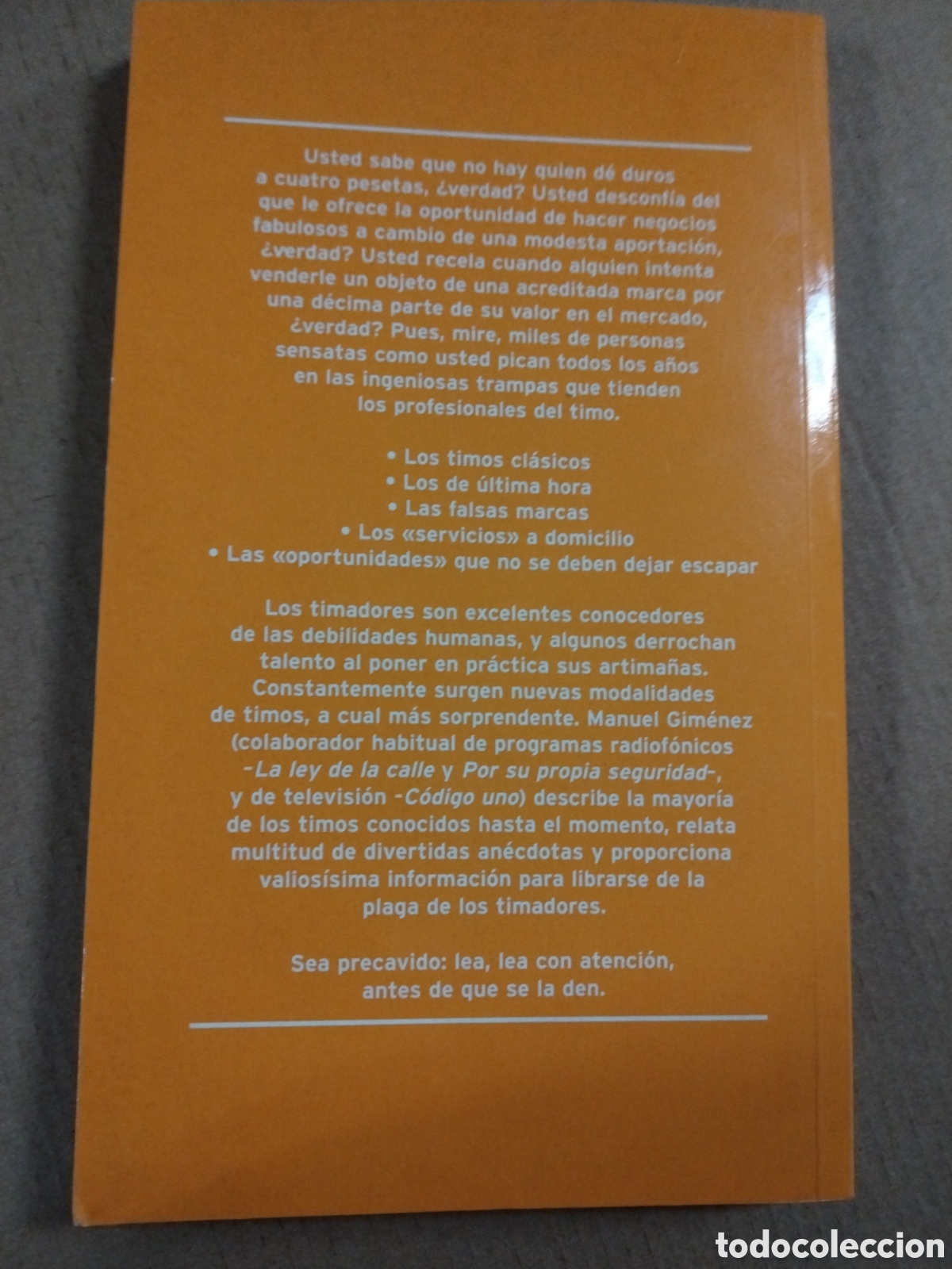 Libros: ANTOLOGIA DEL TIMO - MANUEL GIMENEZ - Foto 2