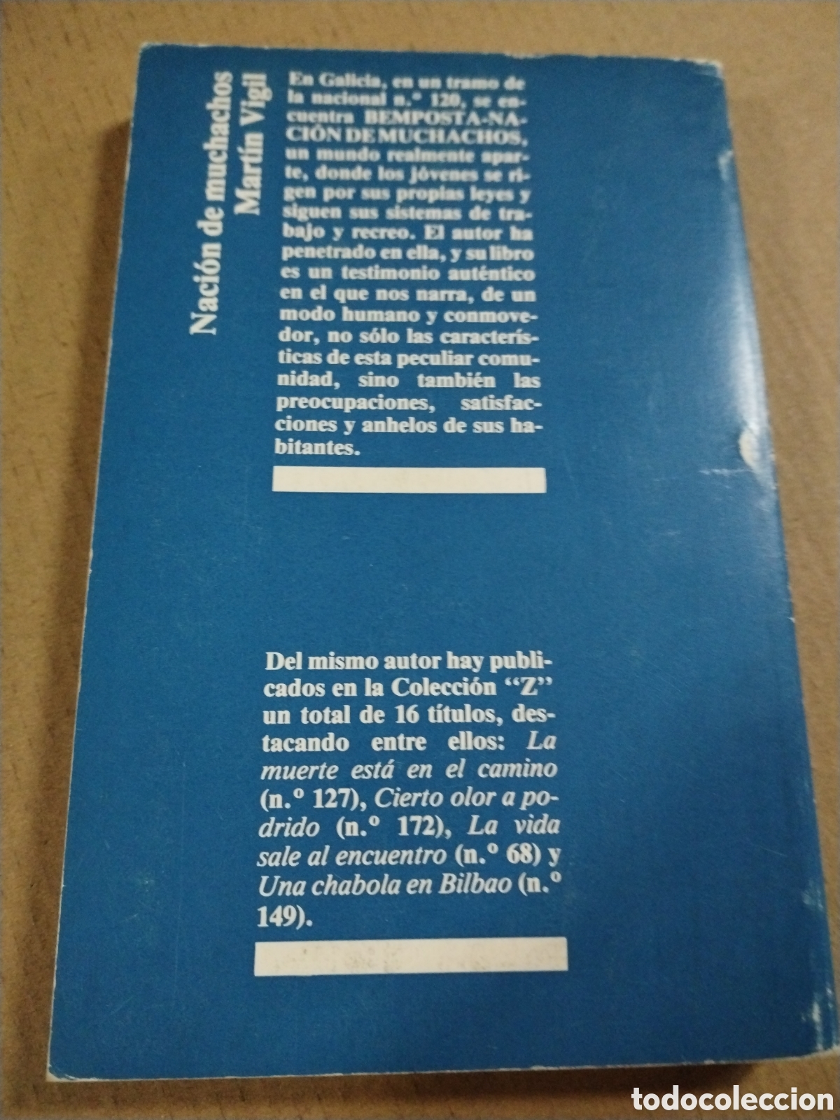 Libros: NACION DE MUCHACHOS. JOSE LUIS MARTIN VIGIL - Foto 2