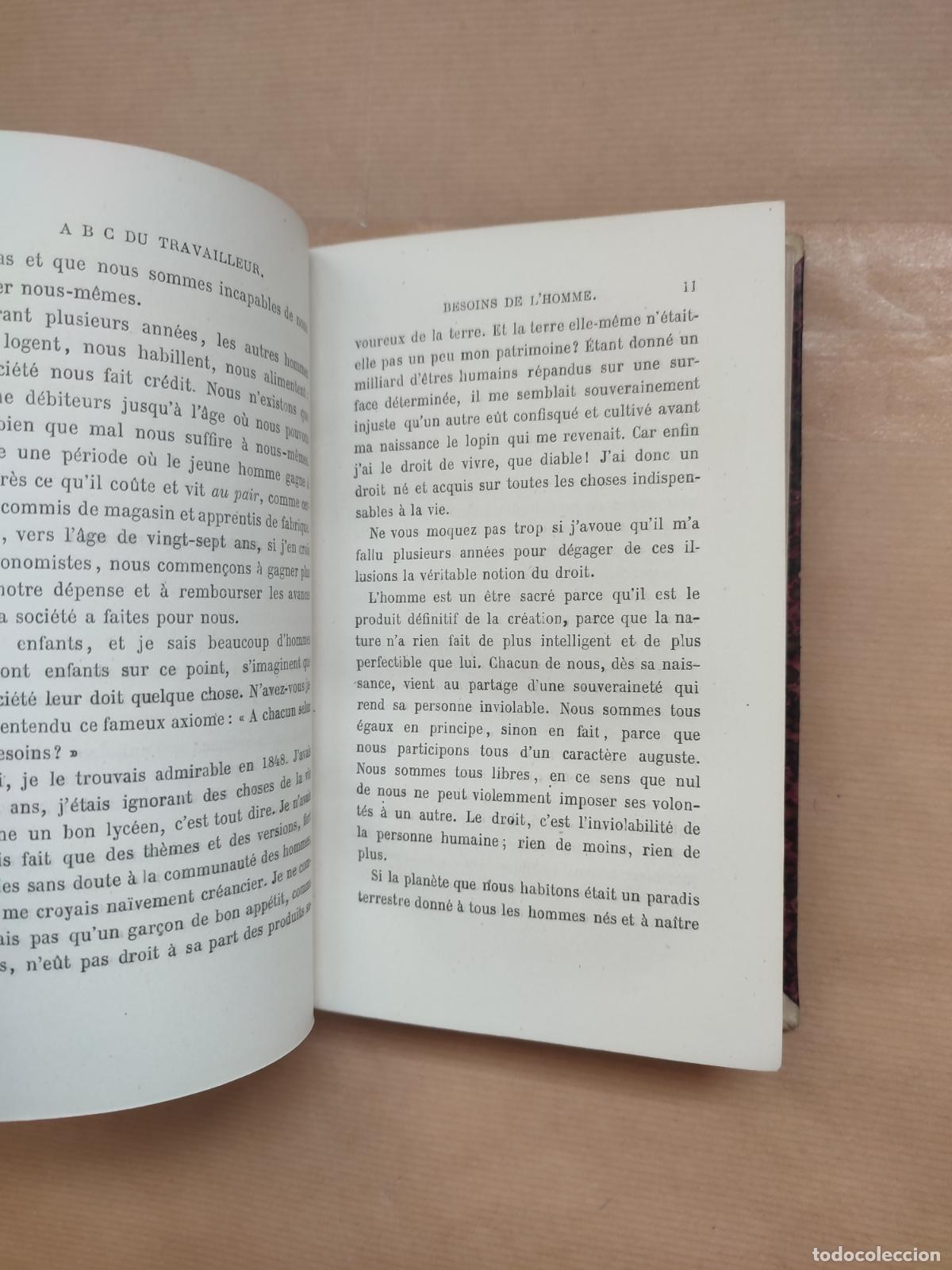 Libros: ABC DU TRAVAILLEUR. - Edmond About - Foto 5