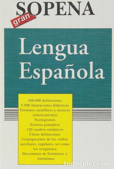 books: Diccionario Gran Sopena Lengua Espa&ntilde;ola- 9788430311491