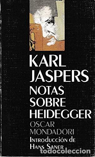 Libros: Notas sobre Martin Heidegger - Jaspers, Karl - Foto 1