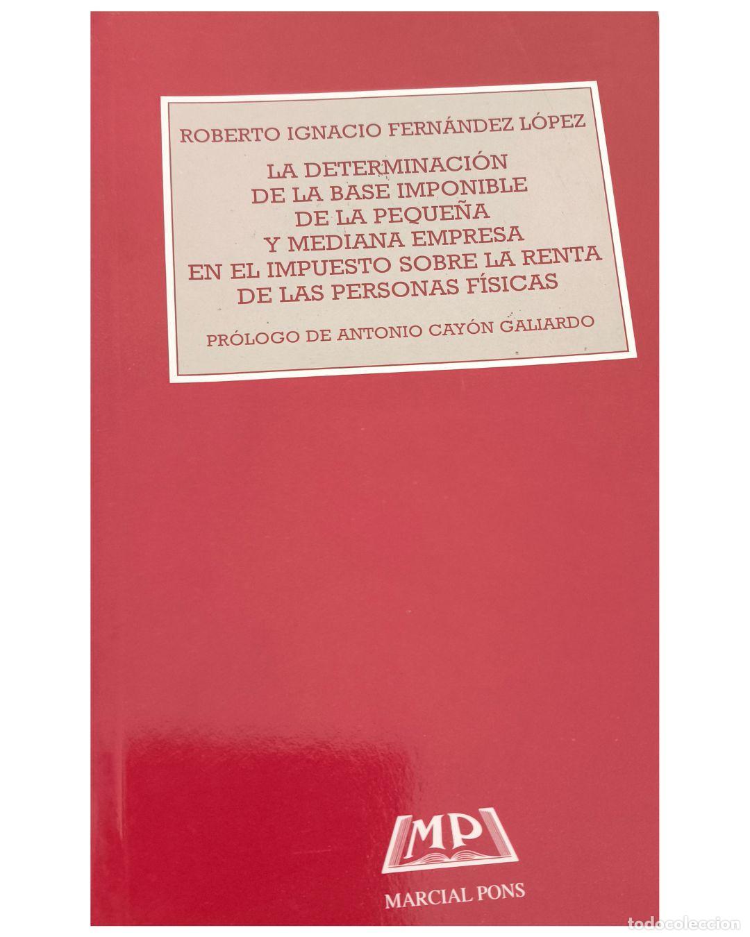 books: La determinaci&oacute;n de la base imponible de la peque&ntilde;a y mediana empresa en el Impuesto sobre la Renta