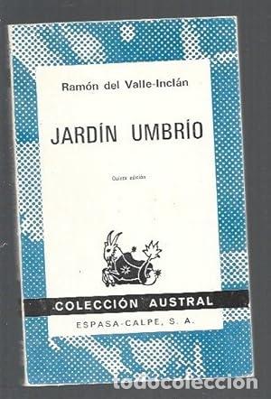 Libros: Jard&iacute;n umbr&iacute;o - Valle-Incl&aacute;n, Ram&oacute;n del