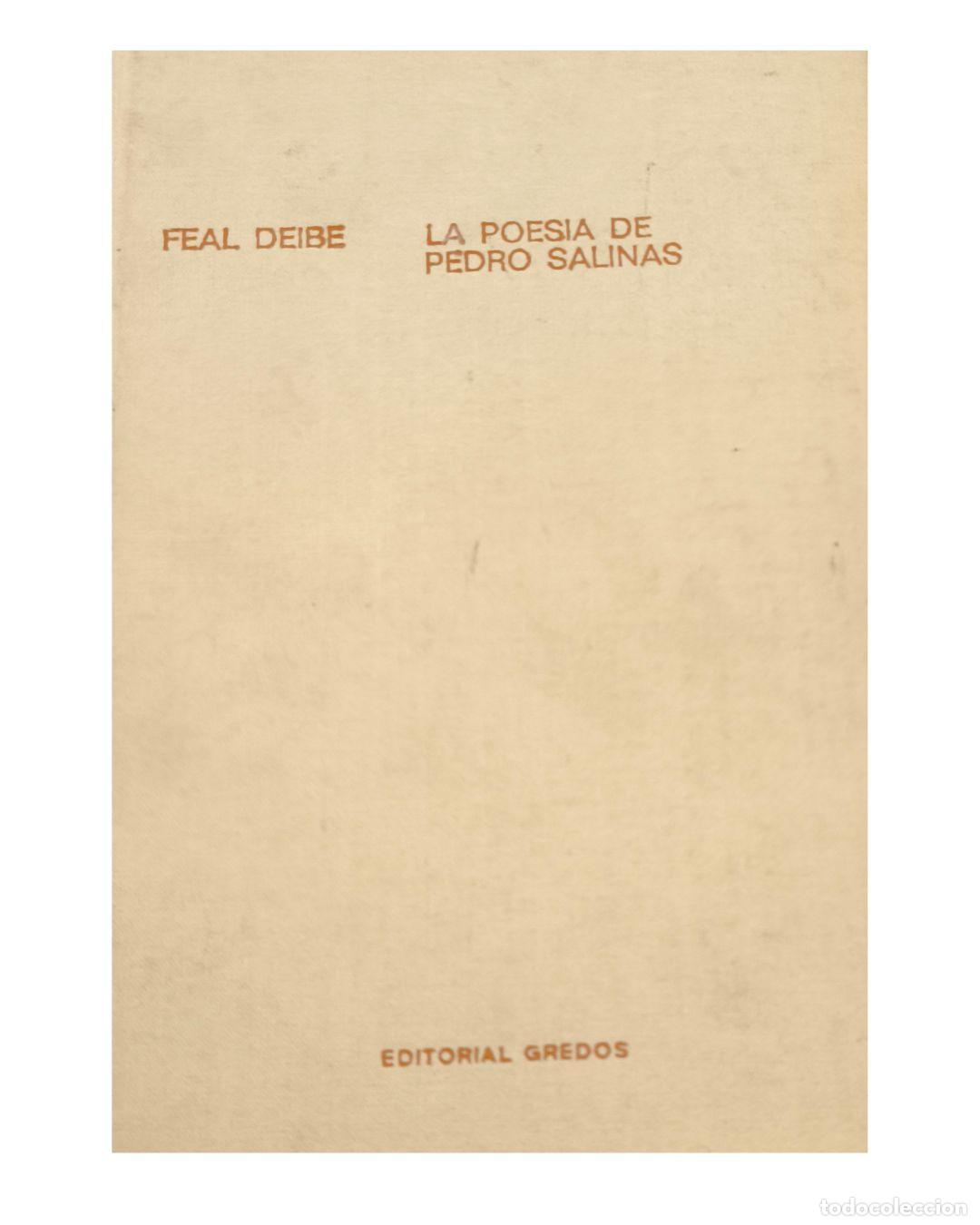 Libros: LA POES&Iacute;A DE PEDRO SALINAS - PEDRO SALINAS - Foto 1
