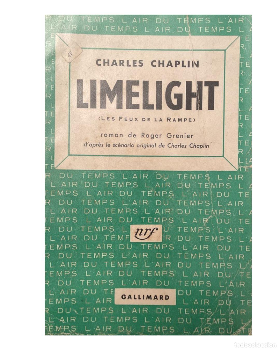 Libros: Limelight (Les feux de la rampe) - CHARLES CHAPLIN, ROGER GRENIER - Foto 1