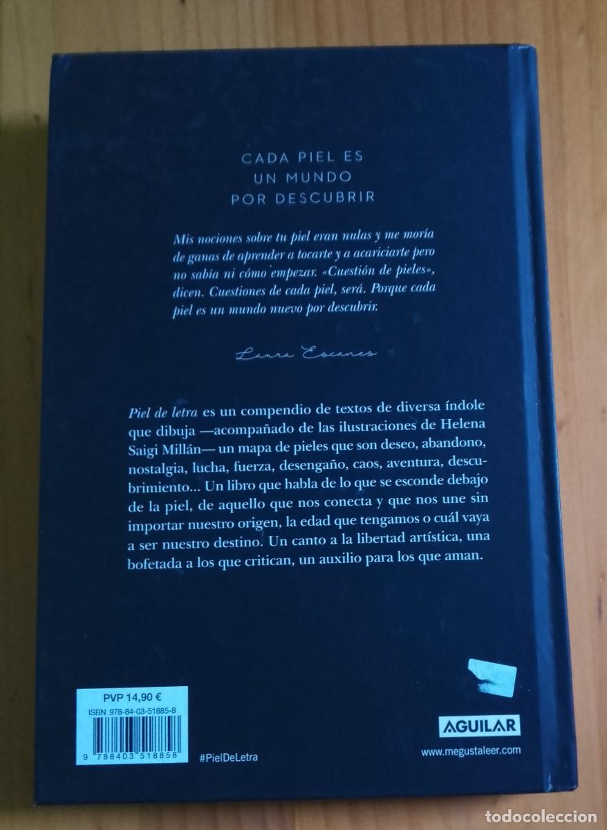 Libros: PIEL DE LETRA - LAURA ESCANES - Foto 2