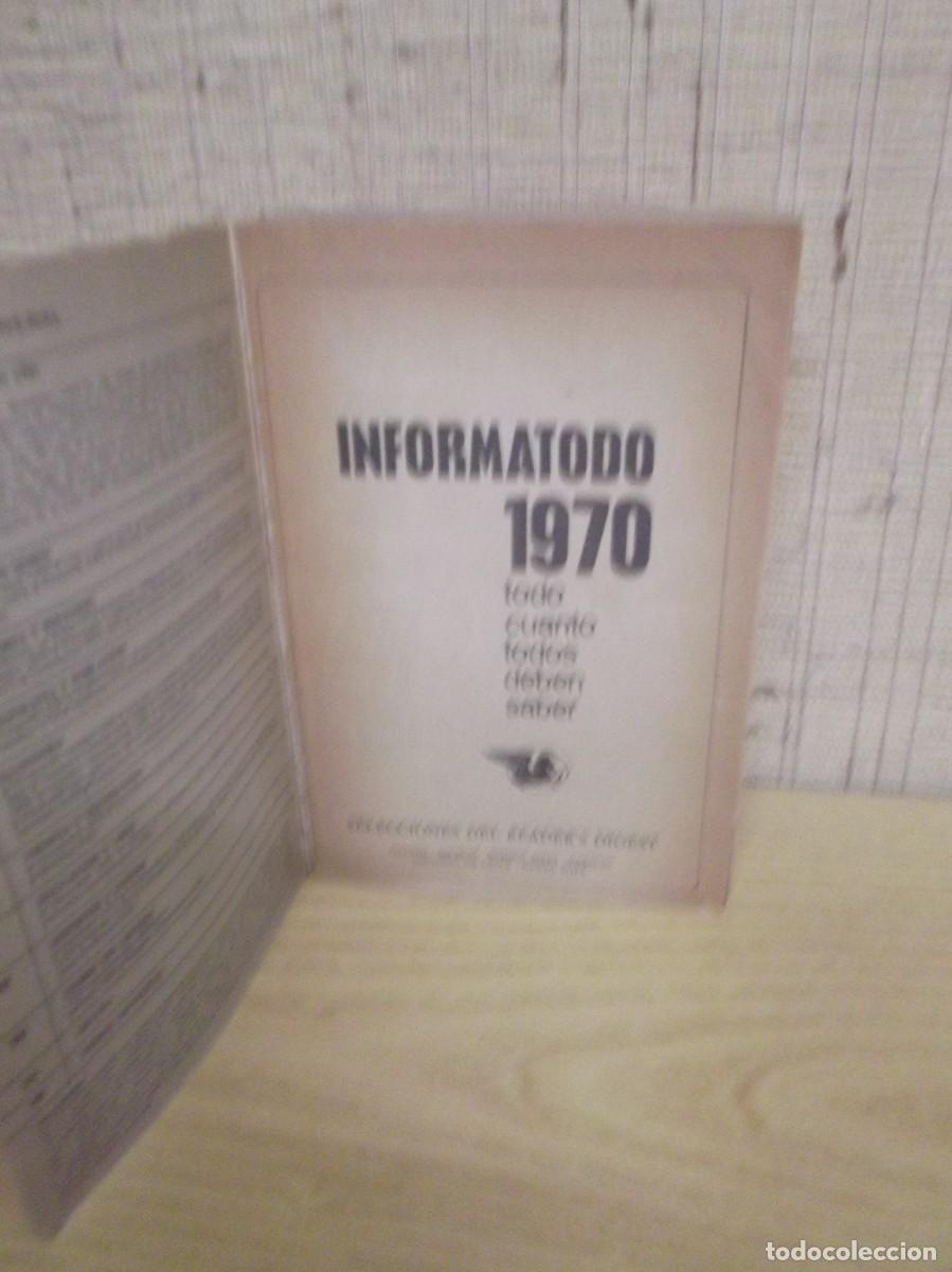 Libros: Informatodo 1970 Selecciones del Readers Digest. - Foto 3