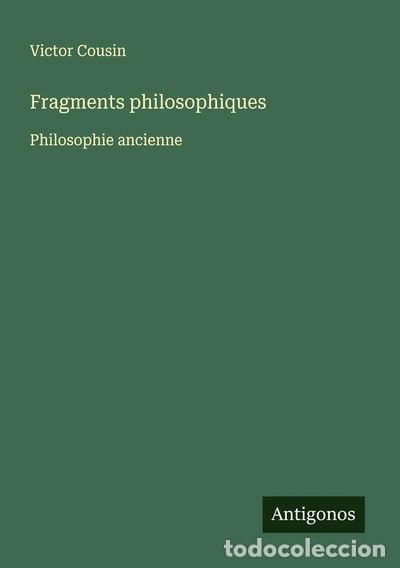 Libros: Fragments philosophiques- 9783563061756 - Foto 1