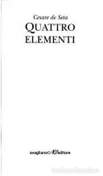 Libros: Quattro elementi- 9788883092244 - Foto 1