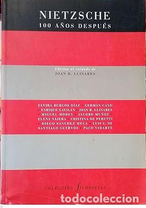 Libros: &nbsp;Nietzsche. Cien a&ntilde;os despu&eacute;s - AA.VV