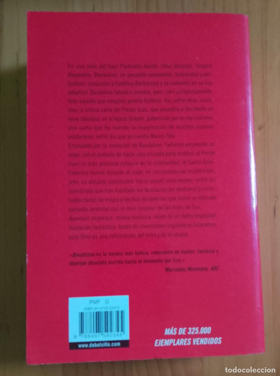 Libros: BAUDOLINO - UMBERTO ECO - Foto 2