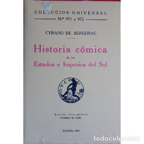 Livros em segunda m&atilde;o: Historia C&oacute;mica de los Estados e Imperios del Sol - Cyrano de Bergerac - Editorial Espasa Calpe - 20