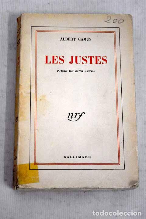 Libros: Les justes: Camus, Albert.- Camus, Albert - Foto 1