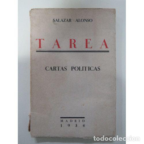 Libri di seconda mano: TAREA CARTAS POLITICAS MADRID 1934 - SALAZAR ALONSO - Sin Especificar