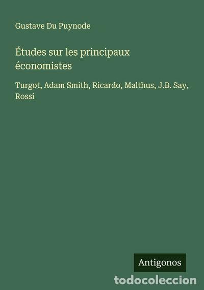 B&uuml;cher: &Eacute;tudes sur les principaux &eacute;conomistes- 9783563059364