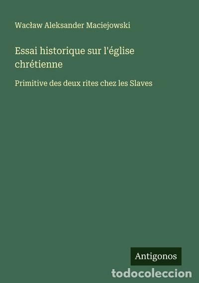 B&uuml;cher: Essai historique sur l'&eacute;glise chr&eacute;tienne- 9783563047378