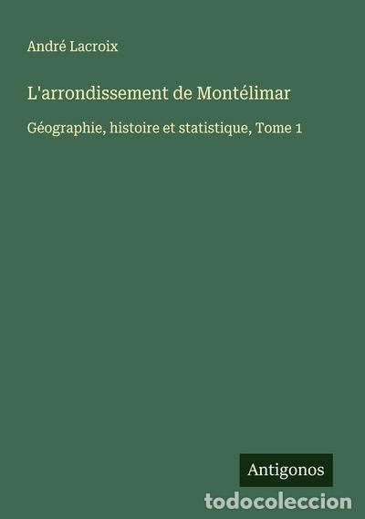 books: L'arrondissement de Mont&eacute;limar- 9783563051313