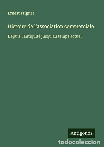 books: Histoire de l'association commerciale- 9783563054628