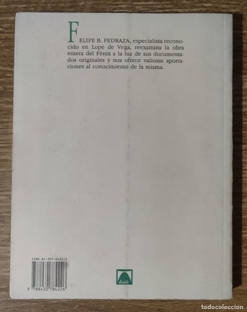 Libros: Libro - Lope de Vega (1990) Felipe B. Pedraza Jim&eacute;nez - Foto 5