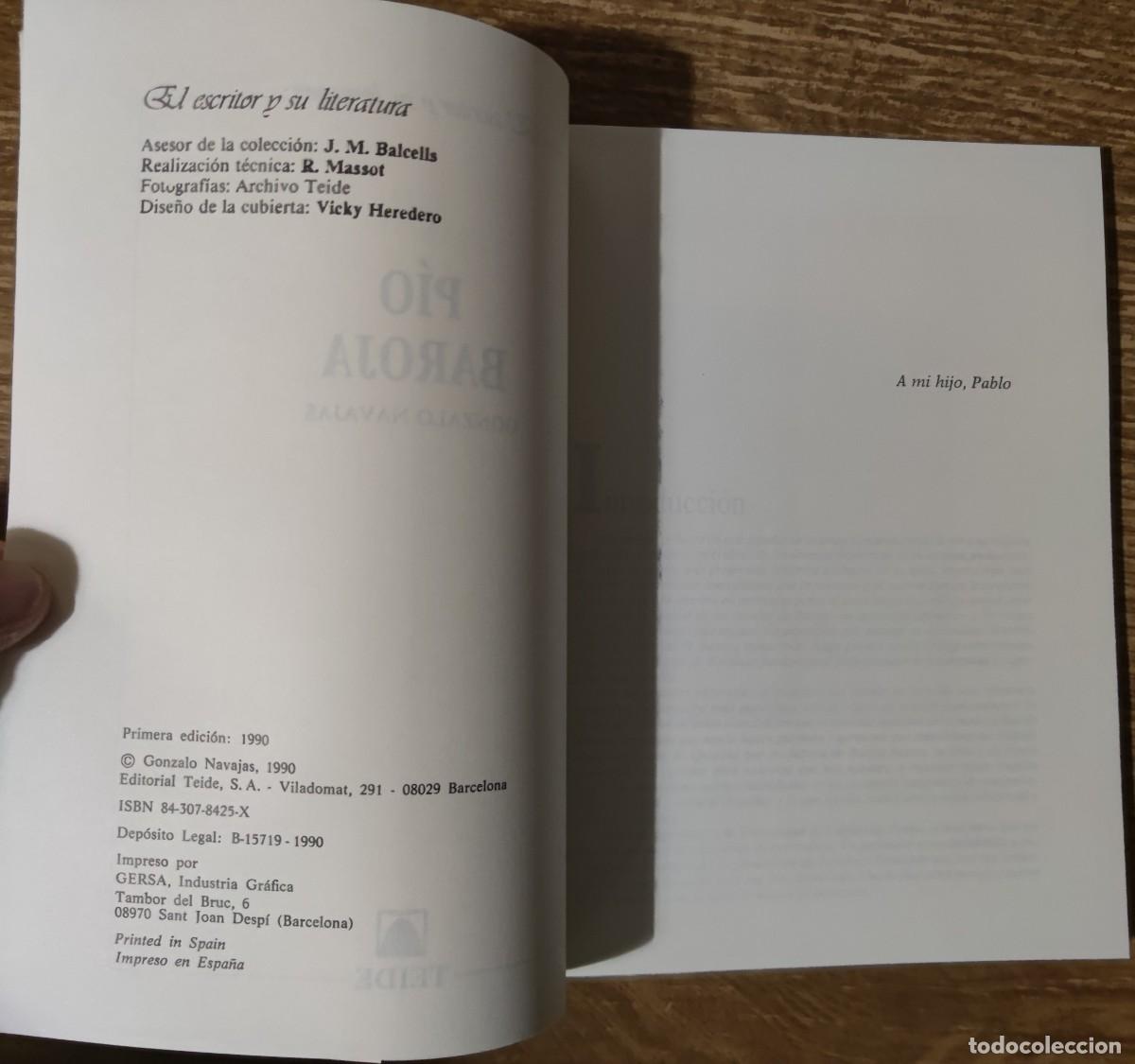 Libros: Libro - Pio Baroja (1990) Gonzalo Navajas - Foto 2